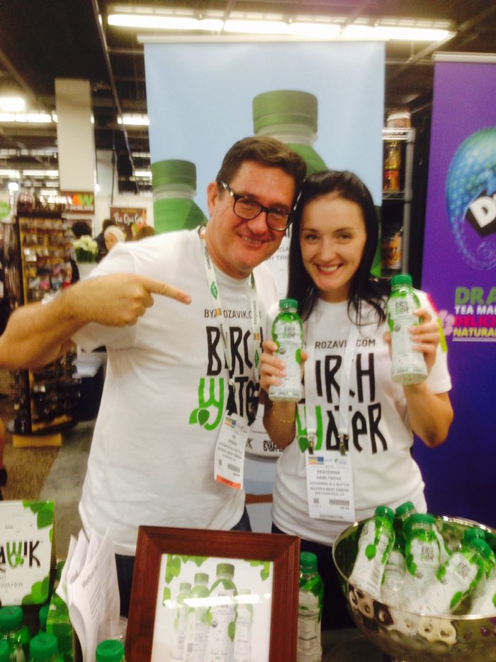 Birch Water shirts at Natural Products Expo West